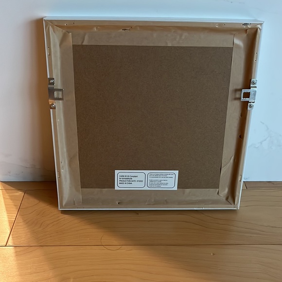 Brand new, Floating print, “grateful” copper foil lettering, pearly white frame - Picture 3 of 3